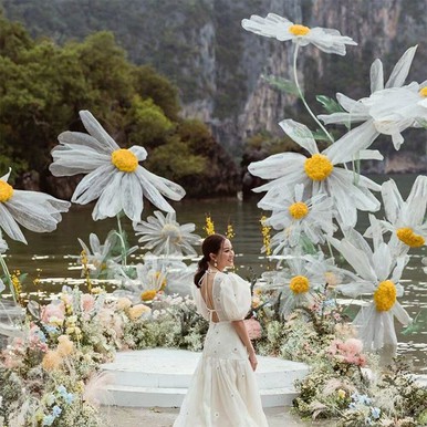 Blodau Papur Addurno Priodas