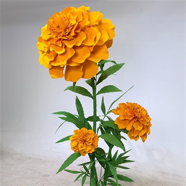 Blodau Marigold Papur